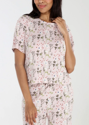 Honeydew All American PJ Set in Luster Floral