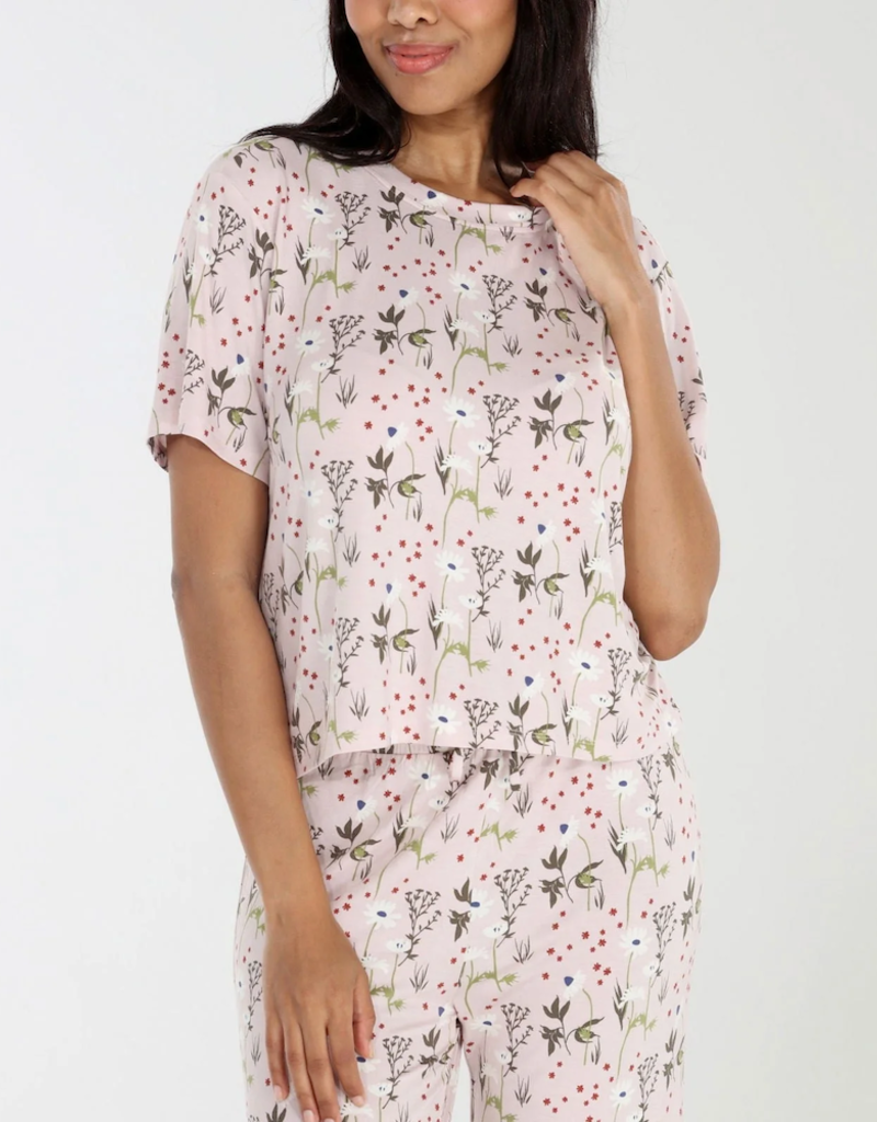 Honeydew All American PJ Set in Luster Floral