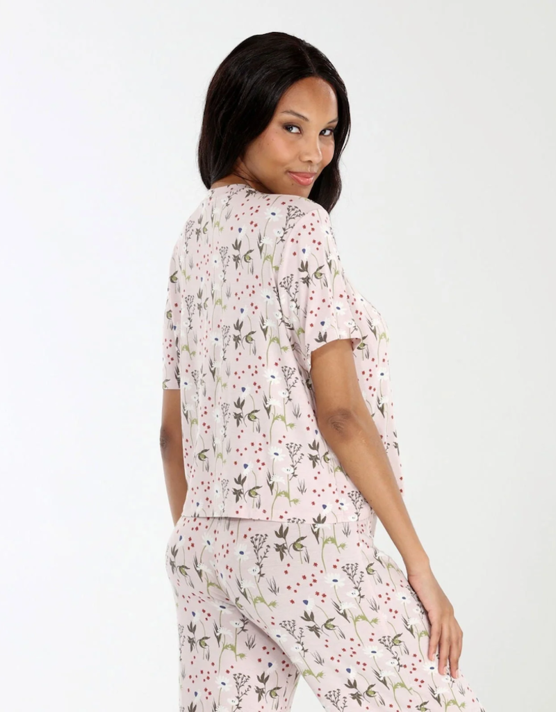 Honeydew All American PJ Set in Luster Floral
