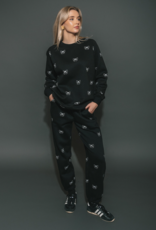 Brunette the Label All Over Bow Oversized Jogger (FINAL SALE)