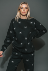 Brunette the Label All Over Bow Oversized Jogger (FINAL SALE)
