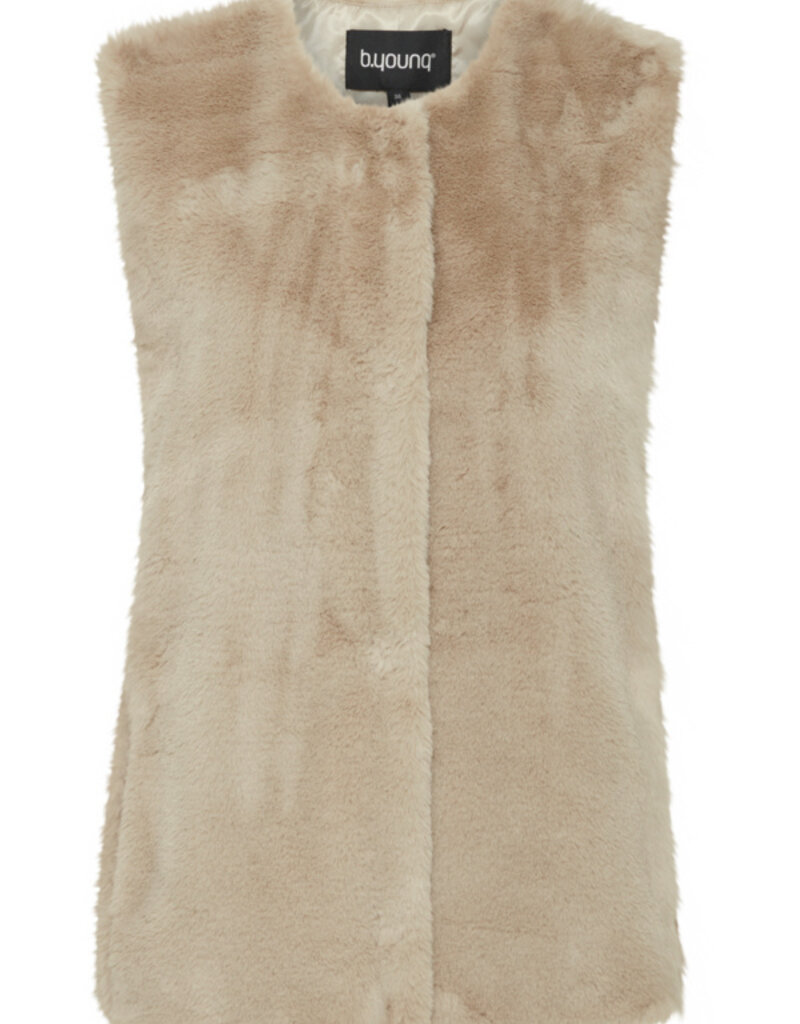 B.Young Calino Faux Fur Vest (FINAL SALE)