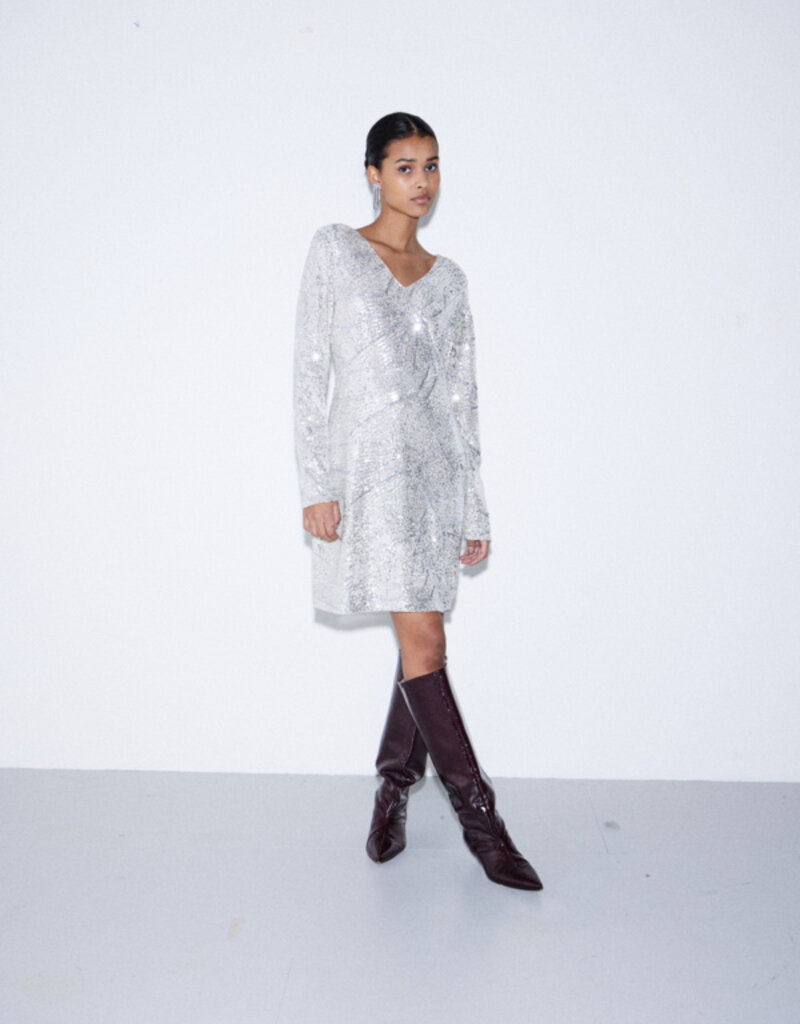 ICHI Fauca Sequin Dress