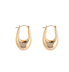 Lisbeth Emmeline Oval Hoops