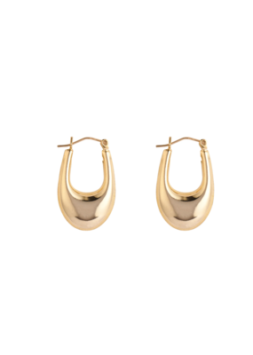 Lisbeth Emmeline Oval Hoops