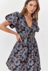 Greylin Briella Jacquard Mini Dress