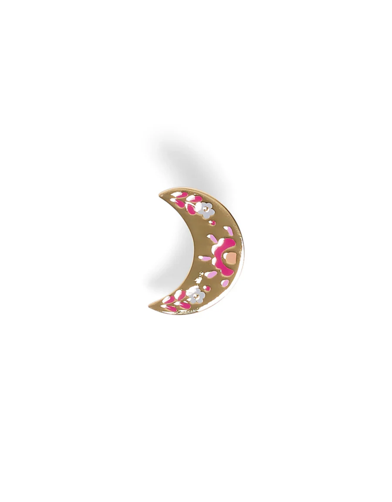 Des Petits Hauts Oto Crescent Moon Pin Brooch