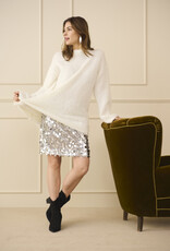 Cream Sparkle Skirt