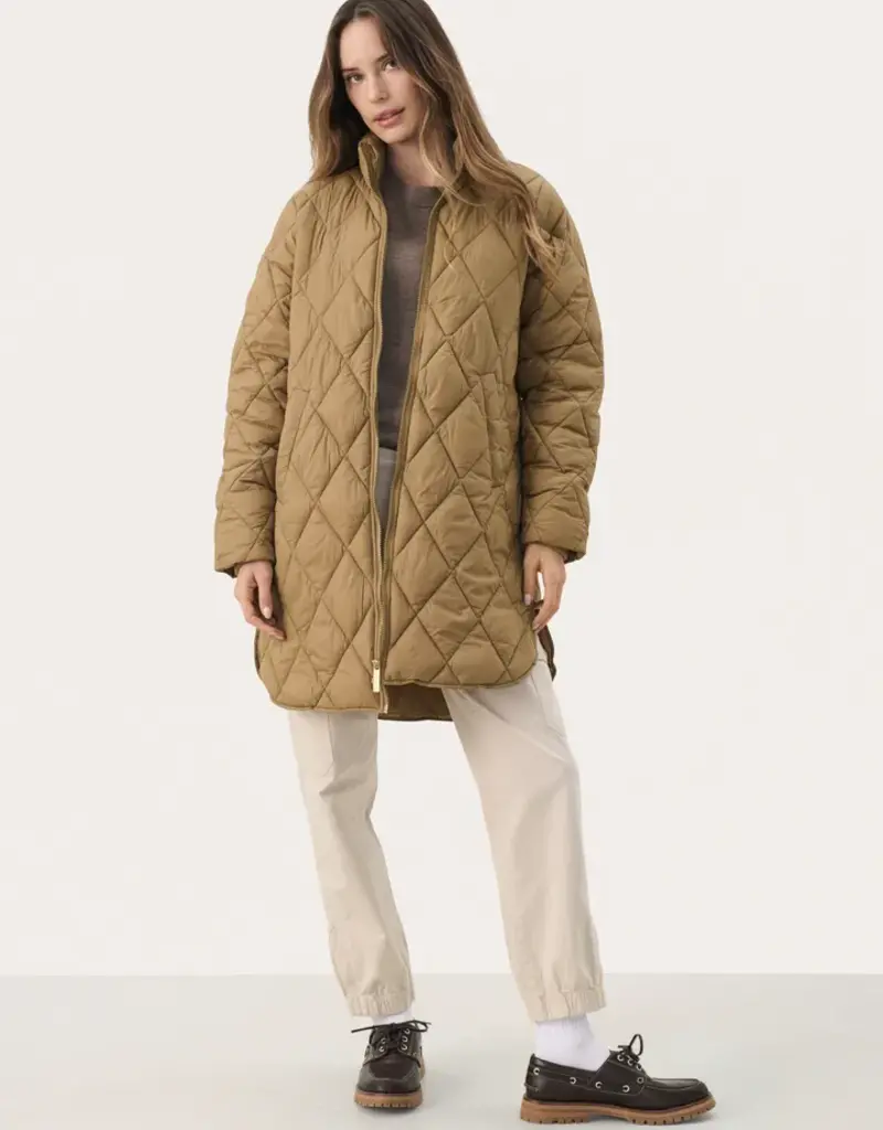 Part Two Olilas Quilted Jacket in Ermine