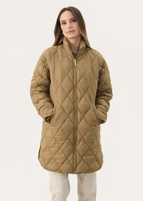 Part Two Olilas Quilted Jacket in Ermine