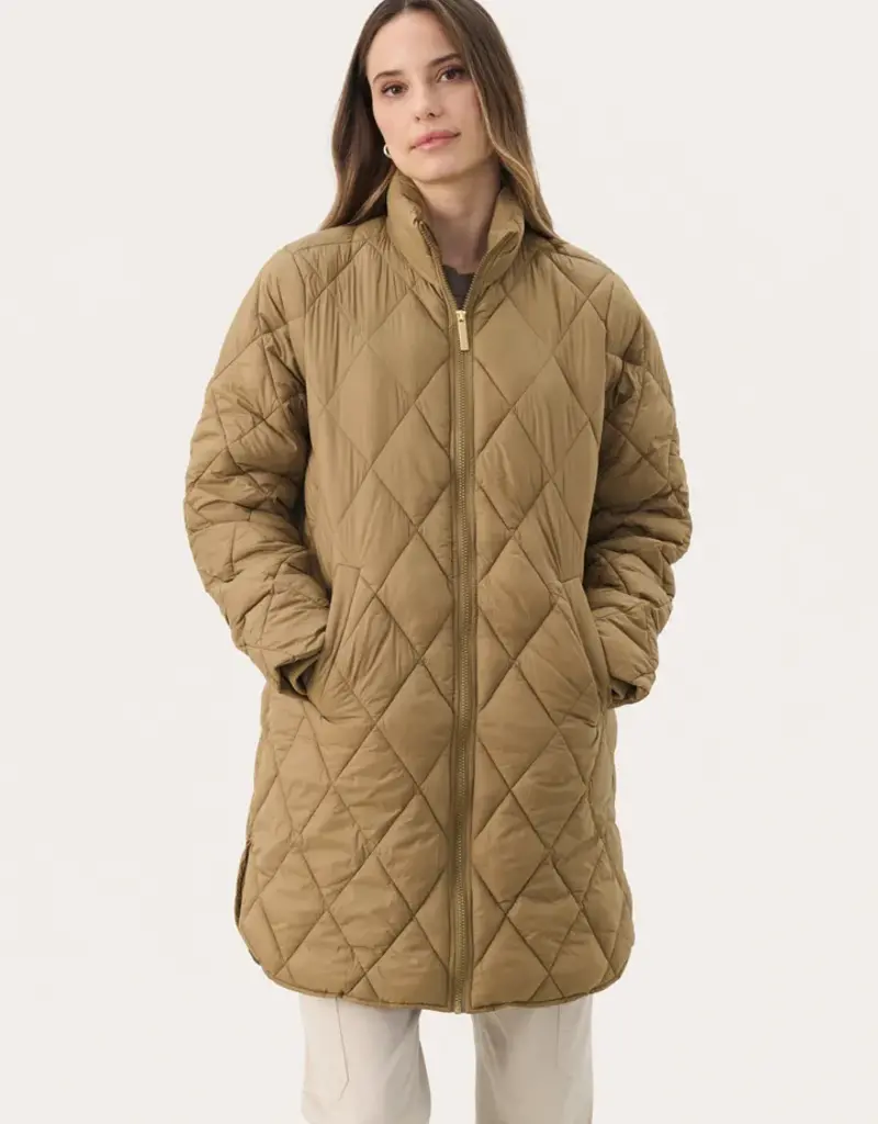 Part Two Olilas Quilted Jacket in Ermine