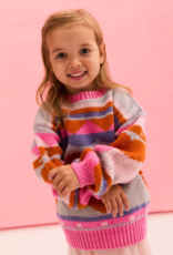 Cara and the Sky Poppy Mini Me Heart Oversized Jumper