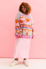 Cara and the Sky Poppy Heart Jumper (FINAL SALE)