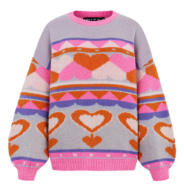 Cara and the Sky Poppy Heart Jumper *Only One Left - XS*