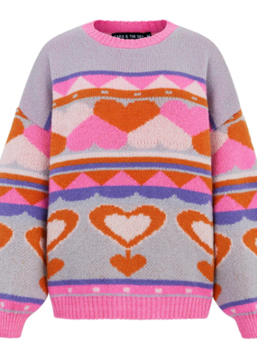 Cara and the Sky Poppy Heart Jumper *Only One Left - XS*