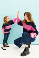 Cara and the Sky Marissa Mini Me Bubble Stitch Stripe Jumper