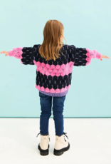 Cara and the Sky Marissa Mini Me Bubble Stitch Stripe Jumper