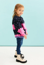 Cara and the Sky Marissa Mini Me Bubble Stitch Stripe Jumper