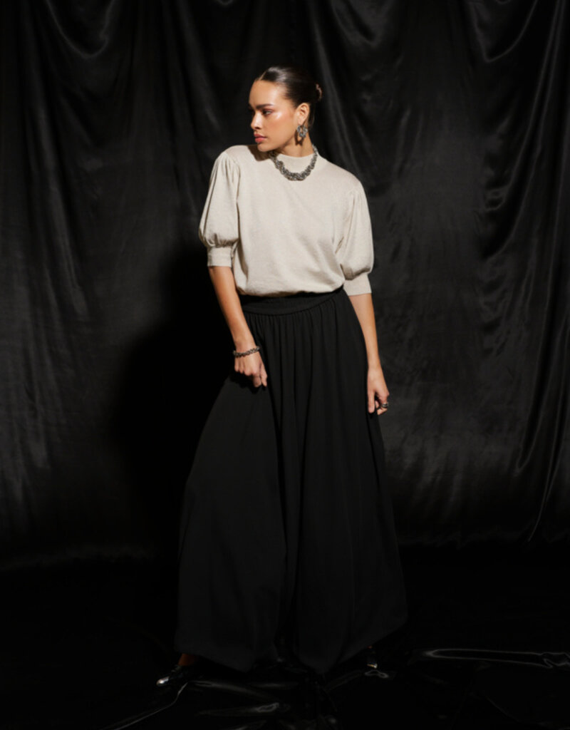 Kaffe Regina Short Sleeve Shimmer Pullover