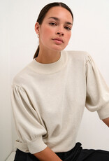 Kaffe Regina Short Sleeve Shimmer Pullover