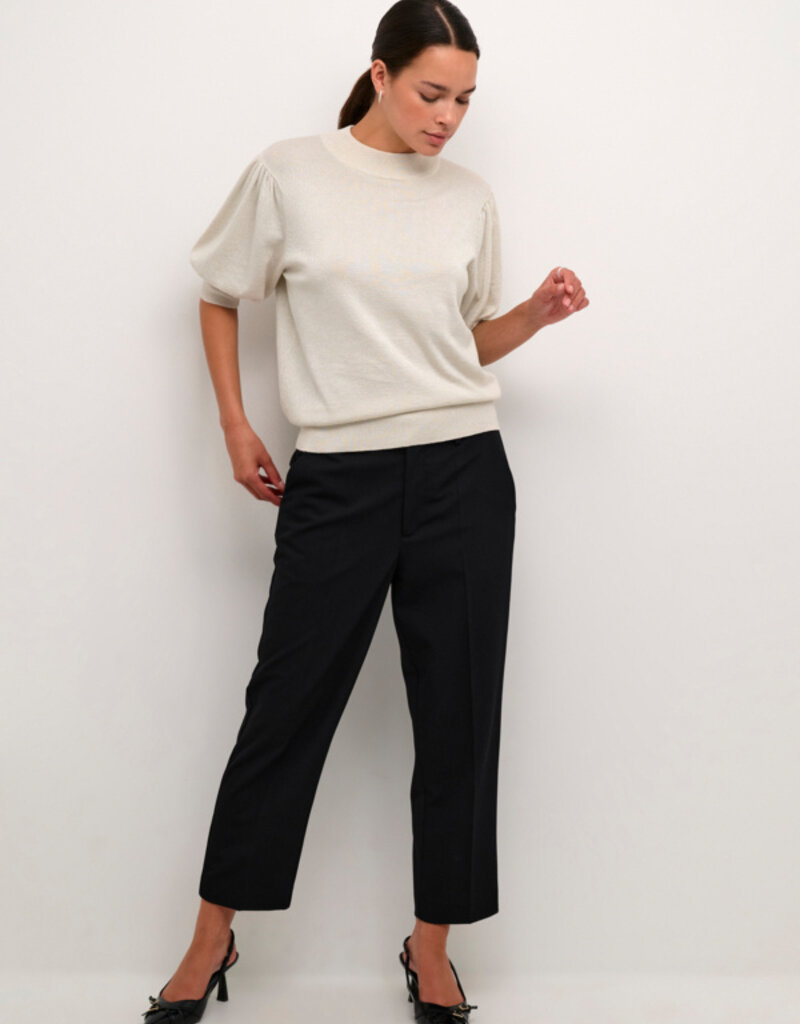Kaffe Regina Short Sleeve Shimmer Pullover