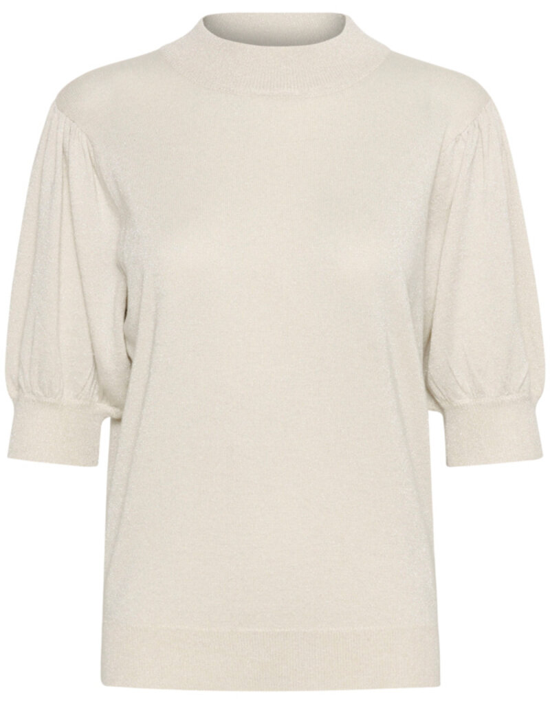Kaffe Regina Short Sleeve Shimmer Pullover