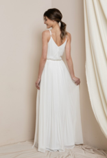 Soieblu Sequoia Sequin Wrap Dress in Ivory