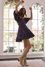 Saltwater Luxe Teagan Lace-Up Back Mini Dress