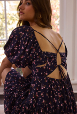 Saltwater Luxe Teagan Lace-Up Back Mini Dress