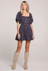 Saltwater Luxe Teagan Lace-Up Back Mini Dress