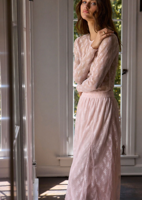 Saltwater Luxe Damon Lined Lace Maxi Skirt