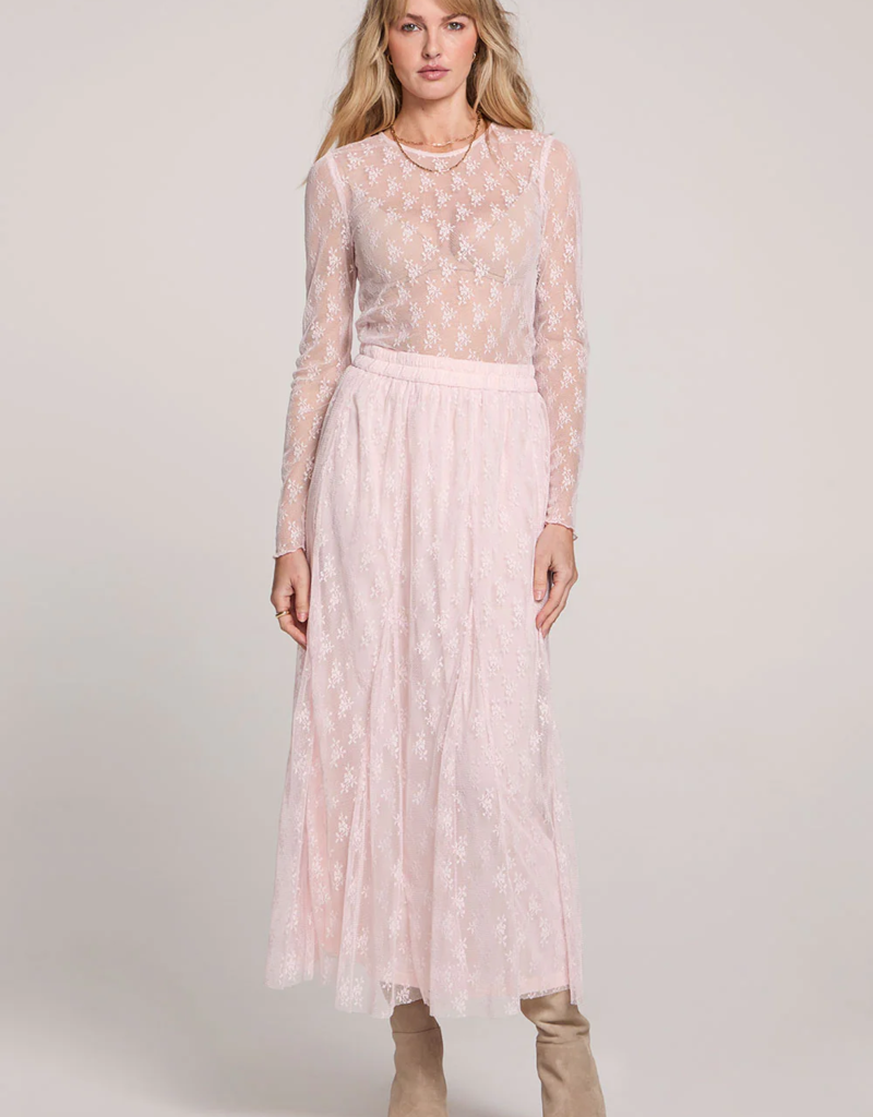 Saltwater Luxe Damon Lined Lace Maxi Skirt
