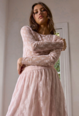 Saltwater Luxe Peony Sheer Lace Top