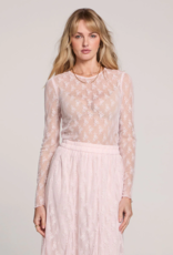 Saltwater Luxe Peony Sheer Lace Top
