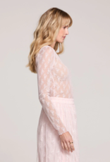 Saltwater Luxe Peony Sheer Lace Top