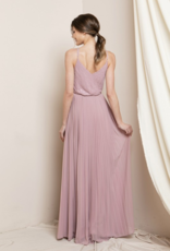 Soieblu Sequoia Sequin Wrap Dress in Dusty Rose