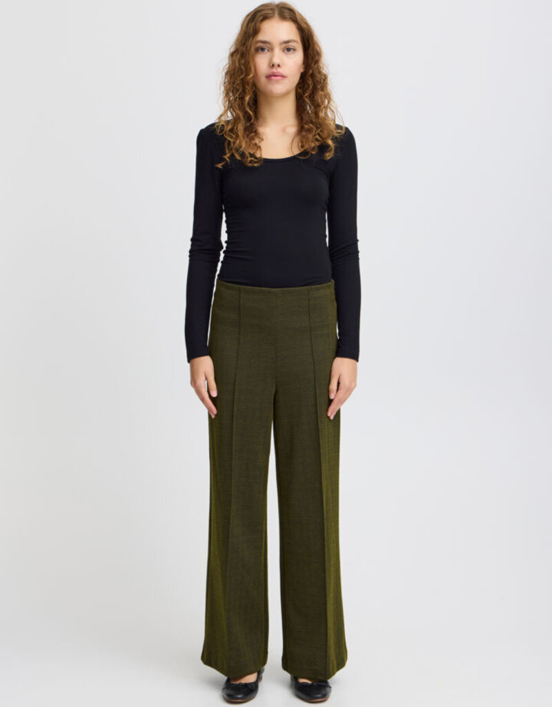 ICHI Kate Herringbone Trouser (FINAL SALE)