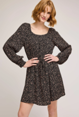 Gentle Fawn Sutton Floral Mini Dress With Puff Sleeve