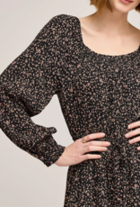 Gentle Fawn Sutton Floral Mini Dress With Puff Sleeve