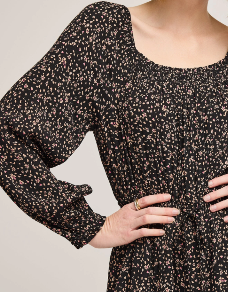 Gentle Fawn Sutton Floral Mini Dress With Puff Sleeve