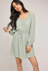Gentle Fawn Sutton Floral Mini Dress With Puff Sleeve