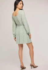 Gentle Fawn Sutton Floral Mini Dress With Puff Sleeve