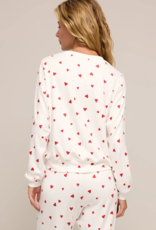 Z-Supply Classic Jersery Heart Long Sleeve Top