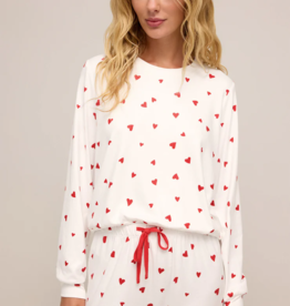 Z-Supply Classic Jersery Heart Long Sleeve Top *Only Medium Left*