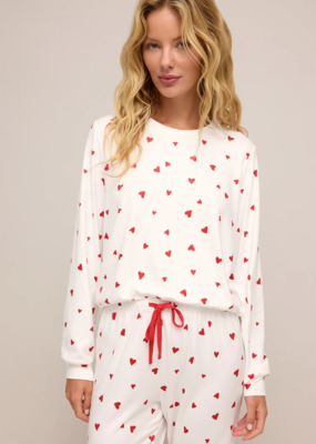 Z-Supply Classic Jersery Heart Long Sleeve Top *Only Medium Left*