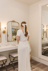 Covetd Bella Hair Bow in Ivory