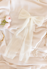 Covetd Bella Hair Bow in Ivory