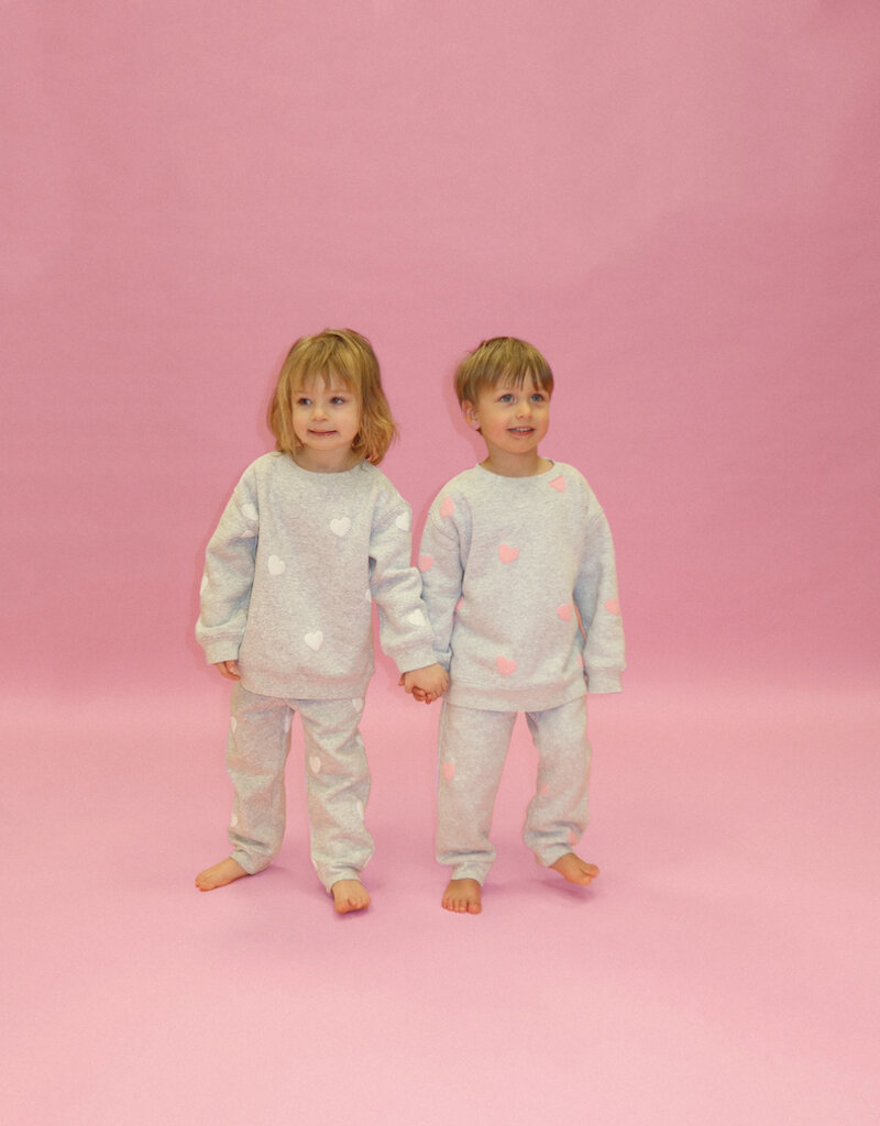 Brunette the Label Kids All Over Heart Jogger