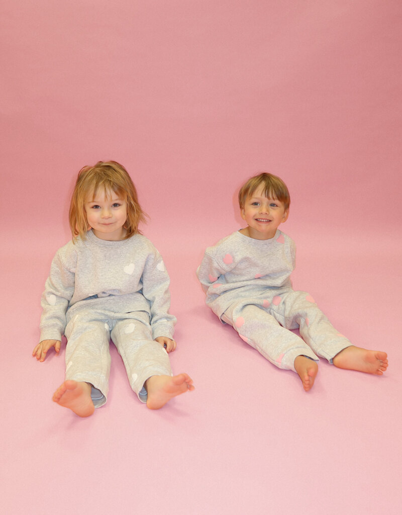 Brunette the Label Kids All Over Heart Jogger