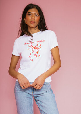 Brunette the Label Brunette the Label - BSB Bow Regular Tee